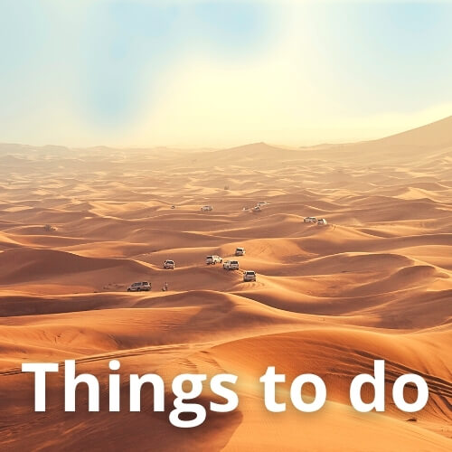 Things to Do - the Dubai Desert